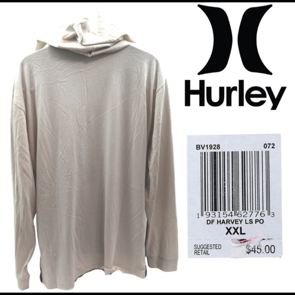 Hurley XXL Men's Light Bone/Black NIKE Dri-Fit